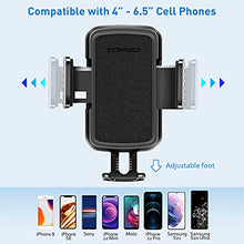Load image into Gallery viewer, [Upgraded] TOPGO Cup Holder Phone Holder for Car, Car Cup Holder Phone Mount Universal Adjustable Gooseneck Cup Holder Cradle Car Mount for Cell Phone iPhone,Samsung,LG (Black)
