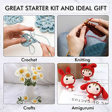 Load image into Gallery viewer, Inscraft 40 Pcs Crochet Yarn Kit, 1600 Yards 40 Colors Acrylic Yarn Skeins, Yarn for Crocheting &amp; Knitting, Gift for Beginners and Adults
