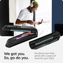 Load image into Gallery viewer, Spigen Tough Armor [Hinge Protection Technology] Designed for Galaxy Z Flip 3 5G Case (2021) - Black
