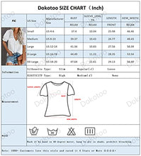 Load image into Gallery viewer, Dokotoo Women's Cute 2022 Summer Button Down Shirt V Neck Lace Crochet Eyelet Flowy Short Sleeve Blouses Solid Casual Loose T Shirts Tops XL Black
