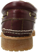 Load image into Gallery viewer, Timberland Men's Traditional Handsewn 3-Eyelet Classic Lug, Burgundy/Brown, 9M
