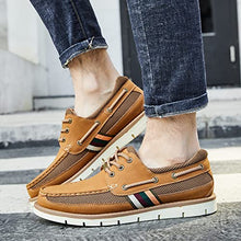Load image into Gallery viewer, Kkyc Premium Mens Shoes Classic Casual Shoes Comfortable Loafers Slip on Boat Shoes 7 M (Camel)
