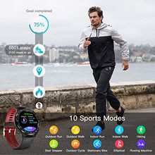 Load image into Gallery viewer, CanMixs Smart Watch for Android iOS Phones, 1.3" Touch Screen Bluetooth Fitness Tracker Watches for Men Women, IP67 Waterproof Activity Tracker with Heart Rate Monitor Sleep Compatible Samsung iPhone
