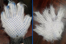 Load image into Gallery viewer, [Upgrade Version] Pet Grooming Glove - Gentle Deshedding Brush Glove - Efficient Pet Hair Remover Mitt - Enhanced Five Finger Design - Perfect for Dog &amp; Cat with Long &amp; Short Fur - 1 Pair (BLUE)
