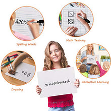 Load image into Gallery viewer, MAKELLO Small Dry Erase Lap White Board Portable Double Sided Learning Board for Classroom, 4 Pack
