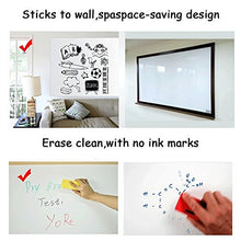 Load image into Gallery viewer, Dry Erase Whiteboard Sticker Wall Decal, Self-adhesive White Board Peel Stick Paper for School,Office,Home,Kids Drawing with 1 Water Pen (78.7" x 17.7")
