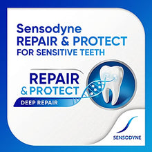 Load image into Gallery viewer, Sensodyne Repair &amp; Protect Teeth Whitening Sensitive Toothpaste, Cavity Prevention and Treatment, 3.4 Oz, Pack of 2
