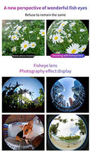 Load image into Gallery viewer, Phone Camera Lens Phone Lens 22X Telephoto Lens, 4K HD 0.67X Super Wide Angle Lens&amp;25X Macro Lens, 205° Fisheye Lens, Work as Telescope with Metal Tripod
