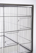 Load image into Gallery viewer, Prevue Pet Products Wrought Iron Flight Cage with Stand F040 Black Bird Cage, 31-Inch by 20-1/2-Inch by 53-Inch
