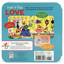 Load image into Gallery viewer, Peek-a-Flap Love (Children's Lift-a-Flap Board Book Gift for Little Valentines, Mother's &amp; Father's Day, Birthdays, and More; Ages 1-5) (Peek-A-Flap Interactive Children's Board Book)
