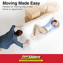Load image into Gallery viewer, SuperSliders 4724095N Reusable XL Heavy Furniture Movers for Carpet- Quickly and Easily Move Any Item, 9-1/2" x 5-3/4" Brown (4 Pack)
