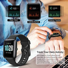 Load image into Gallery viewer, Letsfit Smart Watch, Fitness Tracker with Heart Rate Monitor, Activity Tracker with 1.3" Touch Screen, IP68 Waterproof Pedometer Smartwatch with Sleep Monitor, Step Counter for Women and Men
