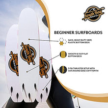 Load image into Gallery viewer, South Bay Board Co. - 5' / 6' / 8' Beginner Surfboards - Safe Soft-Top Surfboards - Beginner Surfboards for Kids &amp; Adults – Strong Triple Stringer Durability - Leash &amp; Safe-Edge Fins Included
