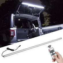 Load image into Gallery viewer, Danti Fit for Jeep Wrangler 1997-2021 TJ YJ JK JKU JL JLU &amp; Gladiator JT LED Tailgate Windshield Rear Glass Lift Gate Dome Light Bar Lighting Adjustable with Remote
