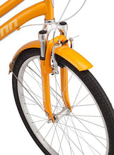 Load image into Gallery viewer, Schwinn Suburban Comfort Hybrid Bike, Featuring Low Step-Through Steel Frame and 7-Speed Drivetrain with 26-Inch Wheels, Small/16-Inch Frame, Orange, 16-Inch/Small Frame (S5483C)
