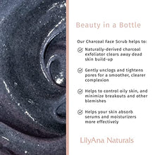 Load image into Gallery viewer, Charcoal Face Scrub by LilyAna Naturals - Anti-Aging Facial Exfoliator designed for Women AND Men, Infused with Charcoal, Lavender and Tea Tree Oil
