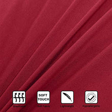 Load image into Gallery viewer, Homelike Moment Lightweight Comforter Set King Burgundy Red All Season Down Alternative Comforter Set Summer Duvet Insert 3 Piece - 1 Comforter with 2 Shams Reversible King Size Burgundy/Dark Grey
