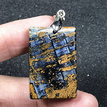 Load image into Gallery viewer, Natural Pietersite Stone Pendant Pietersite Crystal Stone Jewelry For Women Men Healing Luck Gift 30x20x6mm Beads Silver Energy Gemstone
