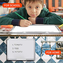 Load image into Gallery viewer, Small Dry Erase White Board 16" x 12" Magnetic Hanging White Board for Wall Portable Mini Whiteboard for Kids, Students &amp; Teachers
