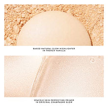 Load image into Gallery viewer, LAURA GELLER NEW YORK All Time Glow Kit (2 PC) - Spackle Super-Size Skin Perfecting Primer, Champagne Glow - Baked Natural Glow Highlighter, French Vanilla

