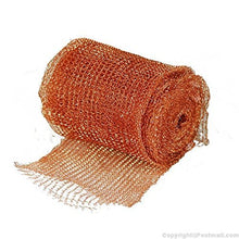 Load image into Gallery viewer, Stuff-fit - DS8044 Copper Mesh for Mouse Rat Rodent Control as Well as Bat Snell Control 30 Foot Roll, Full Size
