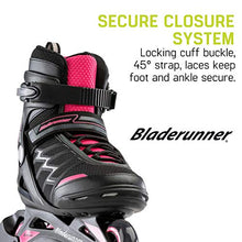 Load image into Gallery viewer, Bladerunner by Rollerblade Advantage Pro XT Women's Adult Fitness Inline Skate, Black and Pink, Inline Skates
