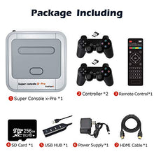 Load image into Gallery viewer, Kinhank Retro Game Console 256GB, Super Console X PRO Built in 50,000+ Games, Video Game Console Systems for 4K TV HD/AV Output, Dual Systems, Compatible with NES/N64/PS1/PSP/MAME/ATARI
