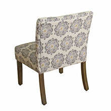 Load image into Gallery viewer, HomePop Parker Accent Chair with Pillow, Gray Medallion
