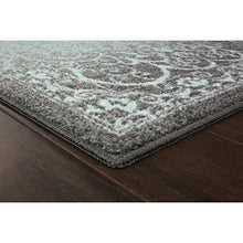 Load image into Gallery viewer, Maples Rugs Pelham Vintage Area Rugs for Living Room &amp; Bedroom [Made in USA], 7 x 10, Grey/Blue
