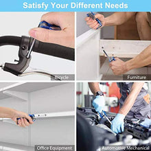 Load image into Gallery viewer, Allen Wrench Set, 2 Pack Hex Key Set Metric &amp; Standard SAE - Allen Key Set Made of Aluminum Alloy for Hex Head Socket Screw, Tool for Men Women Husband Stocking Stuffers for Men
