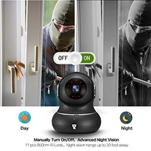 Load image into Gallery viewer, Indoor Security Camera, Littlelf 1080P Home WiFi Wireless IP Camera for Pet/Baby Monitor with Motion Tracking, 2-Way Audio, Night Vision Cloud (Black)
