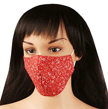 Load image into Gallery viewer, Touchstone 3 Layer Cotton face mask Reusable Washable Small Size (Pack of 3). Red Blue Grey Black
