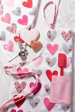 Load image into Gallery viewer, DII Valentine's Day Collection Kitchen, Apron, Hearts Collage
