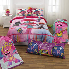 Load image into Gallery viewer, Franco Manufacturing Trolls World Tour 4 Piece Full Size Microfiber Sheet Set
