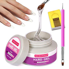 Load image into Gallery viewer, Morovan LED/UV Gels Builder Gel Nail Extension Gel Nail Strengthen UV Gel Nail Art Manicure Set with Nail Forms and Dual-use Pen Tools
