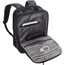 Load image into Gallery viewer, Kenneth Cole Reaction Manhattan Commuter Slim Backpack 16" Laptop Computer &amp; Tablet Travel, Business, Work, School Bookbag, Black, Colombian Leather
