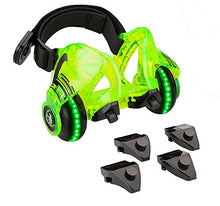 Load image into Gallery viewer, Razor Jetts DLX Heel Wheels - Neon Green - FFP

