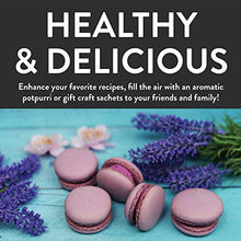 Load image into Gallery viewer, Organic Lavender Flowers Dried | Perfect for Tea, Baking, Lemonade, DIY Beauty, Sachets &amp; Fresh Fragrance | 100% Raw From France | Large 4oz Resealable Kraft Bag | by FGO

