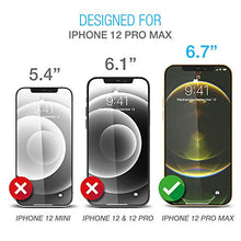 Load image into Gallery viewer, Maxboost Screen Protector Compatible with iPhone 12 Pro Max Screen Protector - 3 Pack, Tempered Glass Film for Apple iPhone 12 pro max 6.7-inch 2020 (w/Alignment Case Tool included)
