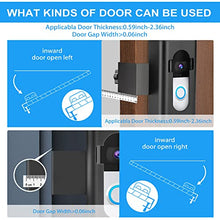 Load image into Gallery viewer, Anti-Theft Doorbell Mount Video Doorbell Door Mount for Apartment Door Compatible with Ring Video Doorbell 4/3/3 Plus/2/1/2020 2021 Pro Pro 2 No-Drill Mounting Bracket Holder for Blink
