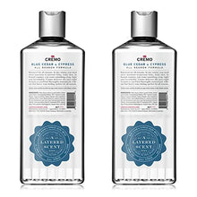 Load image into Gallery viewer, Cremo Rich-Lathering Blue Cedar &amp; Cypress Body Wash, A Woodsy Scent with Notes of Lemon Peel, Cypress and Cedar, 16 Fl Oz (2-Pack)
