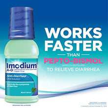 Load image into Gallery viewer, Imodium A-D Liquid Anti-Diarrheal Medicine, Loperamide Hydrochloride, Mint, 8 Fl Oz
