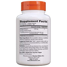Load image into Gallery viewer, Doctor's Best Extra Strength Ginkgo, Non-GMO, Vegan, Gluten Free, Soy Free, Promotes Mental Function and Memory, 120 mg, 360 Count (Pack of 1)
