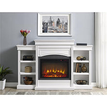 Load image into Gallery viewer, Ameriwood Home Lamont Mantel Fireplace, White
