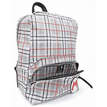 Load image into Gallery viewer, Controller Gear Super Mario - Mario Plaid - Small Backpack for Women, Girl's Cute Mini Bookbag Purse, Travel Bag for Nintendo Switch Console &amp; Accessories - Nintendo Switch
