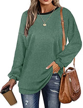 Load image into Gallery viewer, Womens sweatshirt for Women Tunic Tops For Leggings Long Sleeve Shirts L
