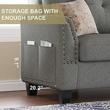 Load image into Gallery viewer, Belffin Sofa and Loveseat Sets 2 Piece Furniture Sofa Set for Living Room Couch Sofa Loveseat Set Grey
