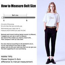 Load image into Gallery viewer, Women's Leopard Print Leather Belt for Pants Jeans Waist Belt with Alloy Buckle By LOKLIK (XS(26"-29"))
