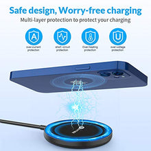 Load image into Gallery viewer, WAITIEE Wireless Charger, Fast Magnetic Wireless Charger for iPhone 12/12mini/12pro/12pro max, AirPods 2/Pro,Fast Wireless Charger Pad with Rubber Anti-Skid Ring and Type-C 20W Adapter
