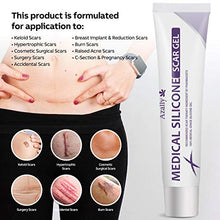 Load image into Gallery viewer, AZALLY Advanced Scar Gel - Scar Diminishing Serum - Reduces the Appearance of Old &amp; New Scars - Best Scar Treatment for Repair Scars from Burns Cuts Acne Spots Stretch Marks - 1oz. 
